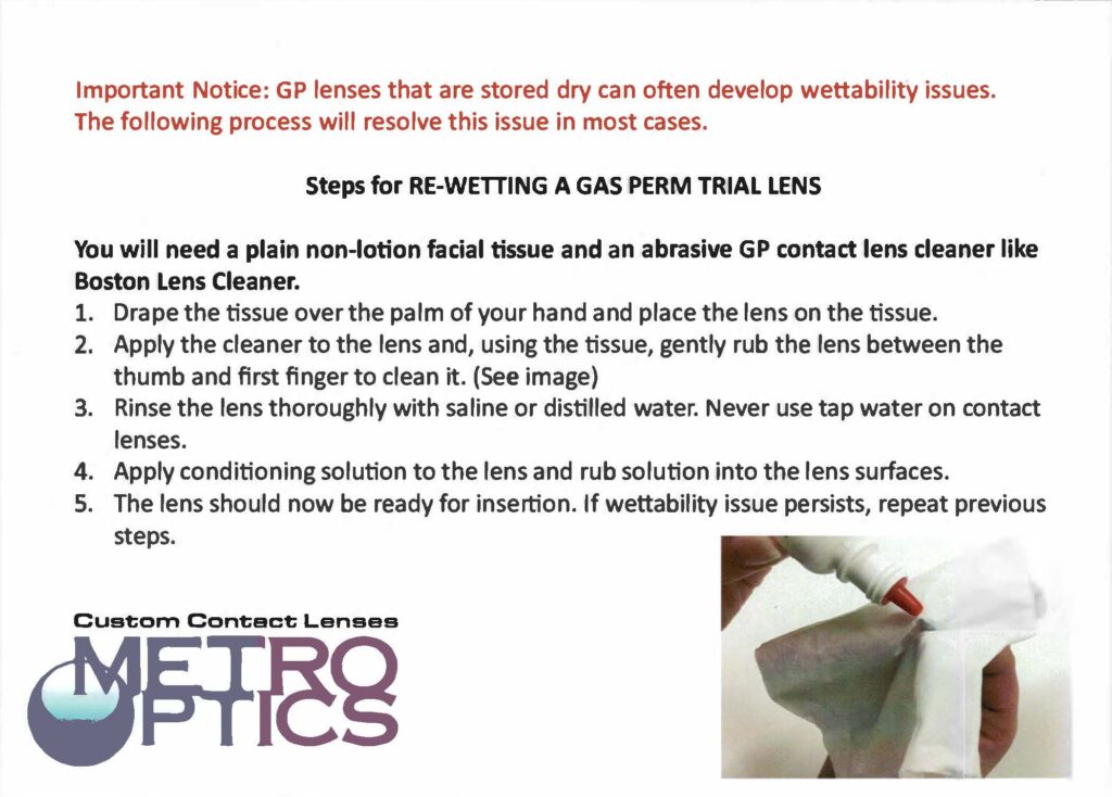 Non wetting troubleshooting